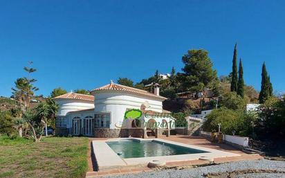 Exterior view of Country house for sale in Cómpeta  with Terrace and Swimming Pool