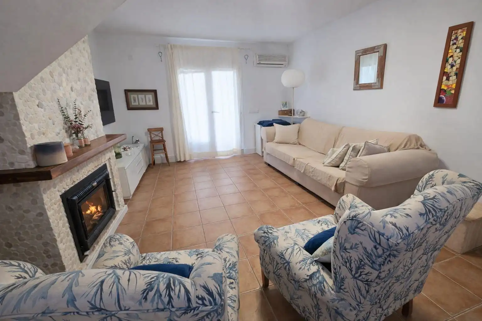 Living room of Houses for sale in Llucmajor  with Air Conditioner, Private garden and Terrace