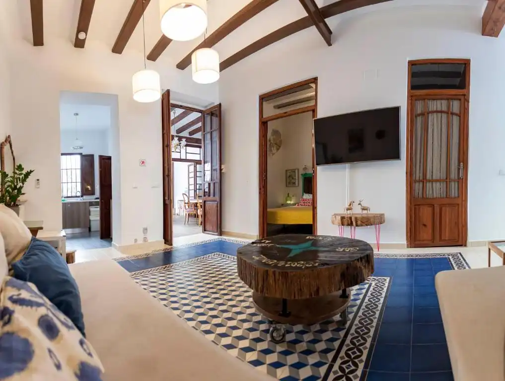Wohnzimmer von Wohnung zur Miete in Poblats Marítims