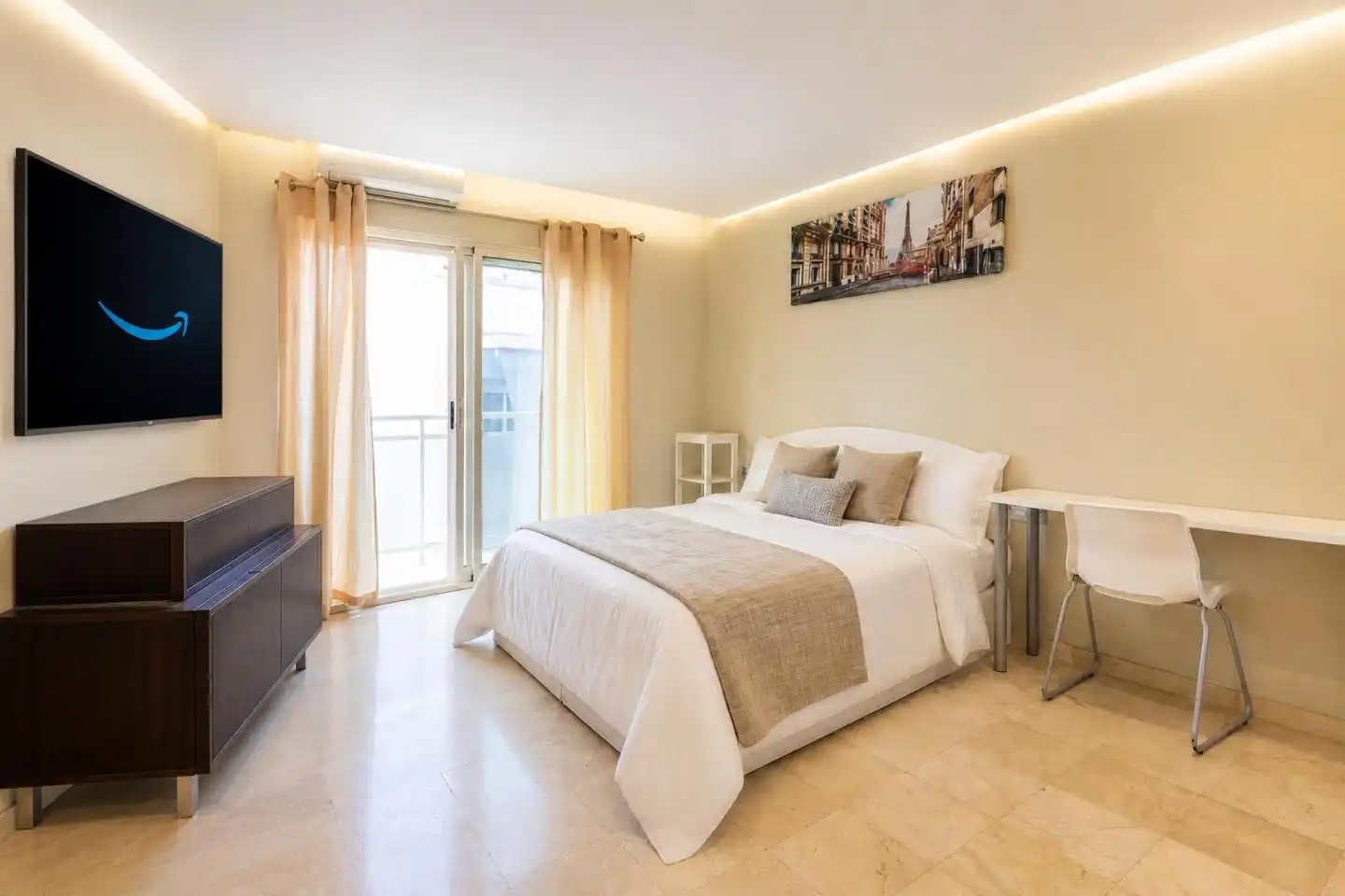 Schlafzimmer von Maisonette zum Verkauf in Santa Pola mit Klimaanlage, Terrasse und Möbliert