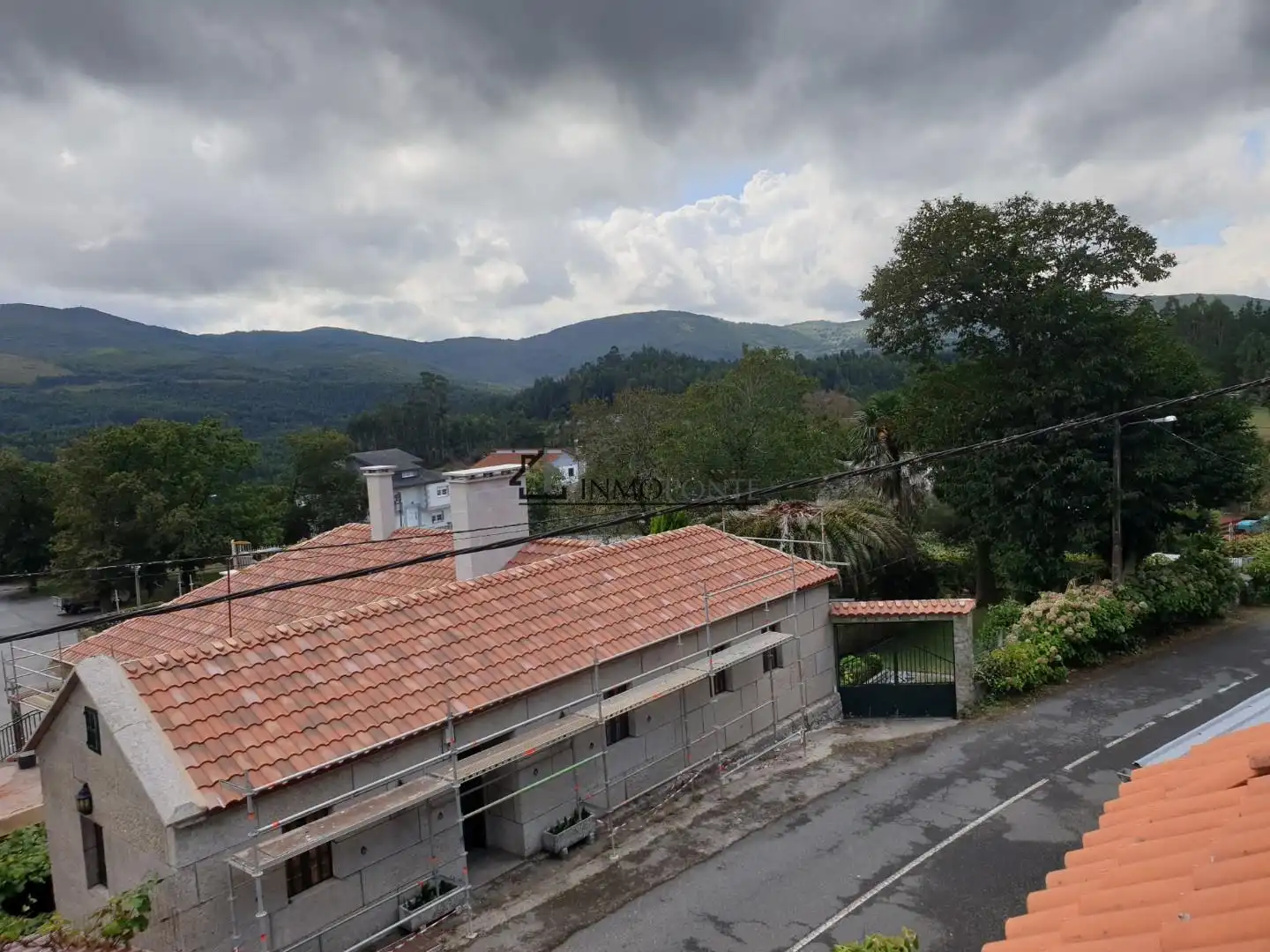 Vista exterior de Casa o chalet en venta en Campo Lameiro con Jardín privado