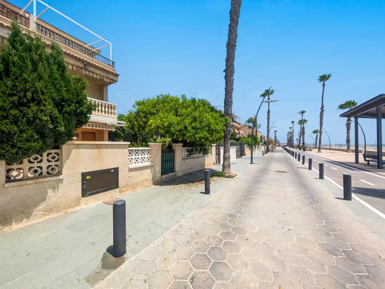 Exterior view of Flat for sale in Santa Pola  with Air Conditioner, Terrace and Furnished