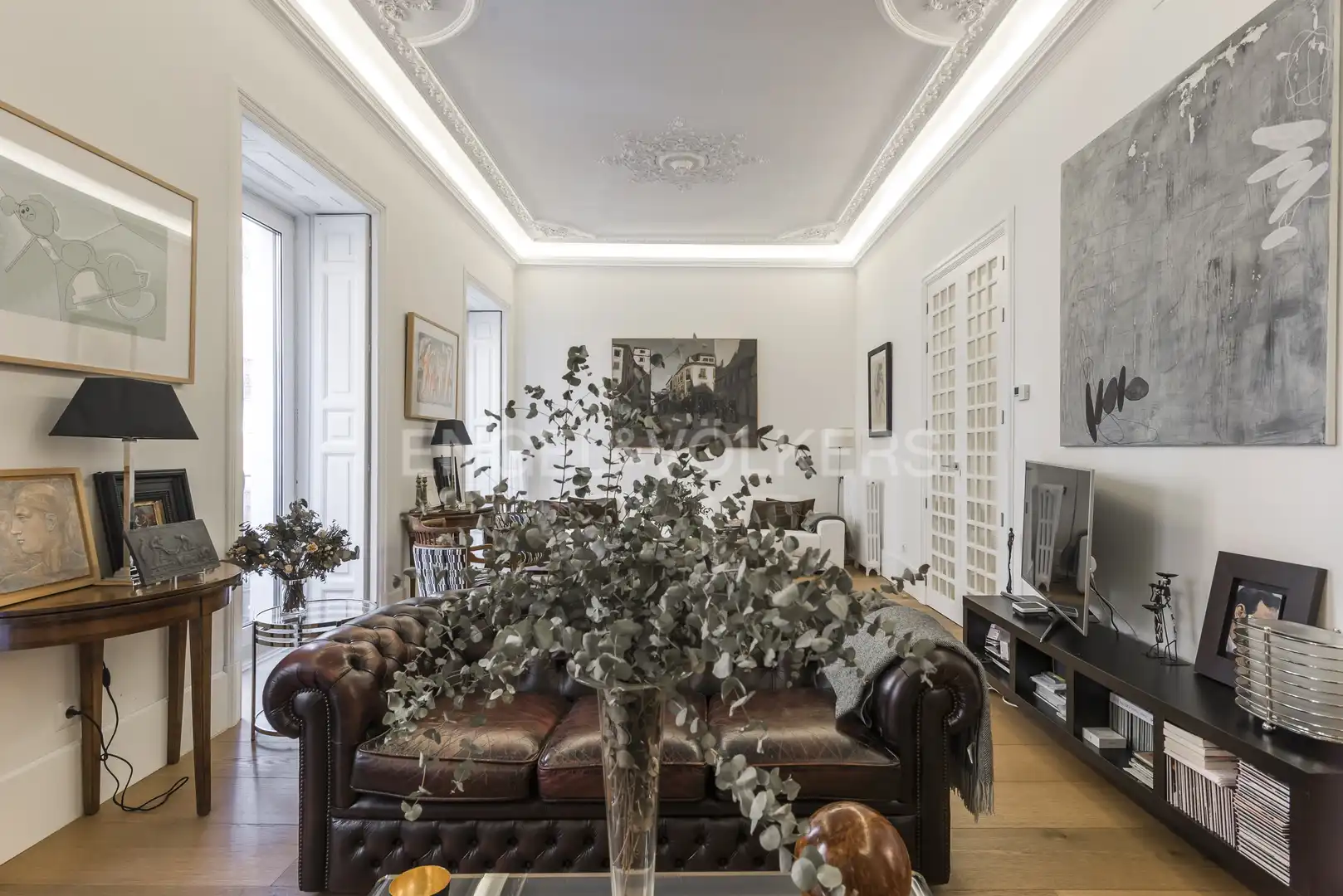 Living room of Flat for sale in Madrid  with Air Conditioner, Heating and Storage room
