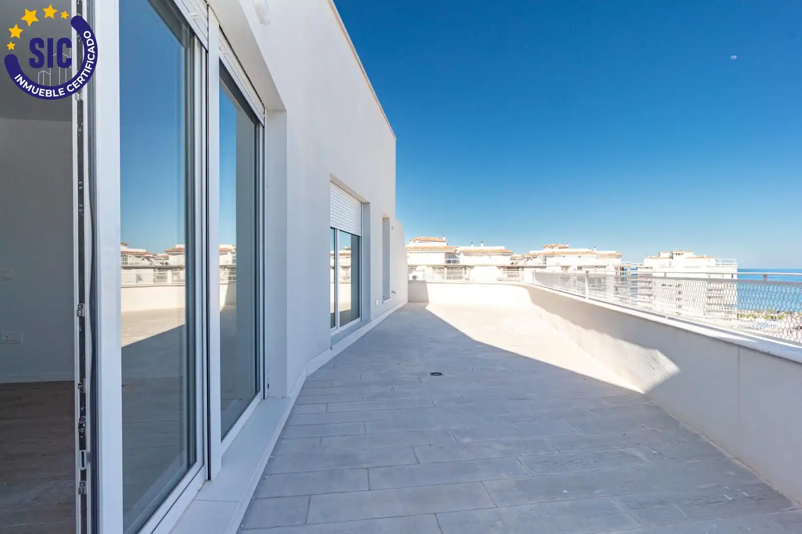 Terrasse von Dachboden zum Verkauf in Peñíscola / Peníscola mit Heizung, Privatgarten und Terrasse