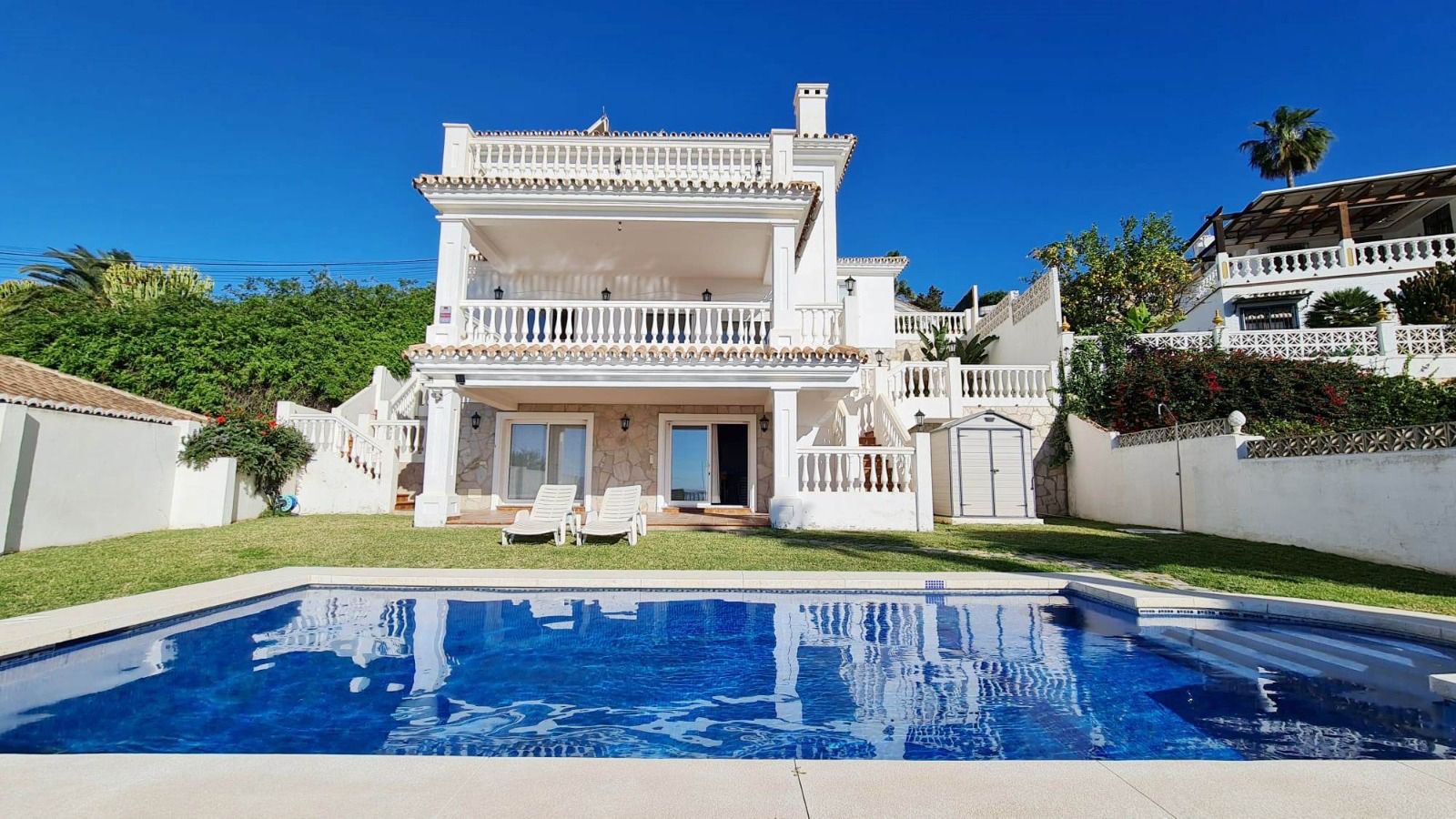 Garden of House or chalet for sale in Benalmádena  with Air Conditioner, Private garden and Terrace