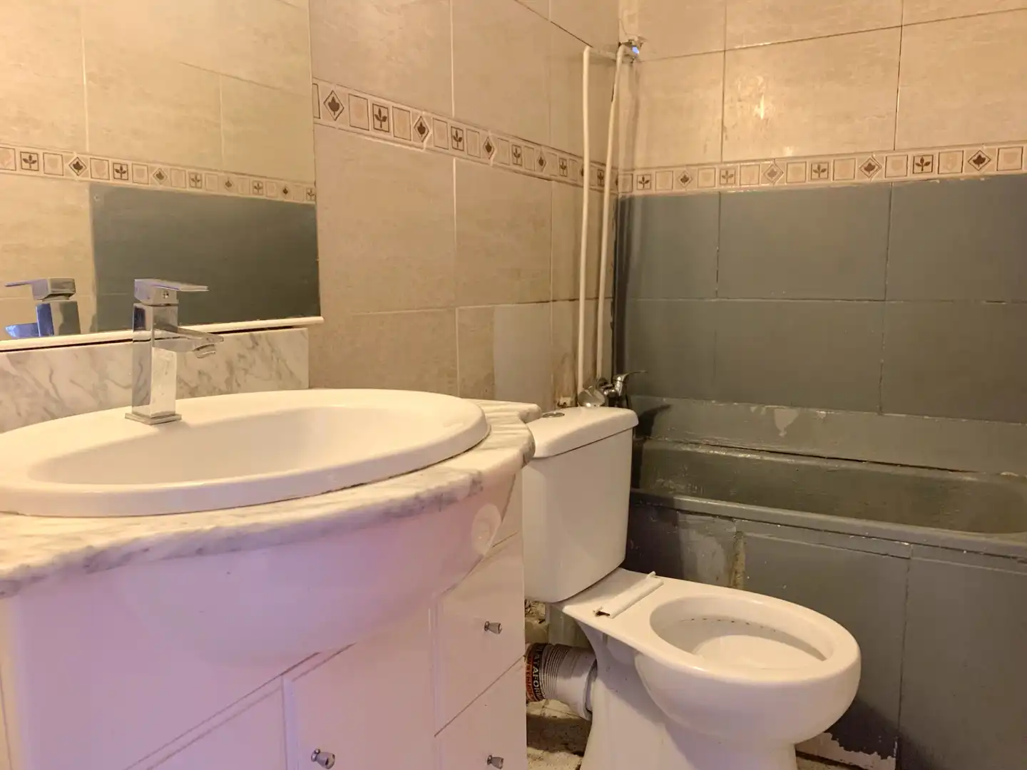 Baño de Ático en venta en Barcelona con Lavadora