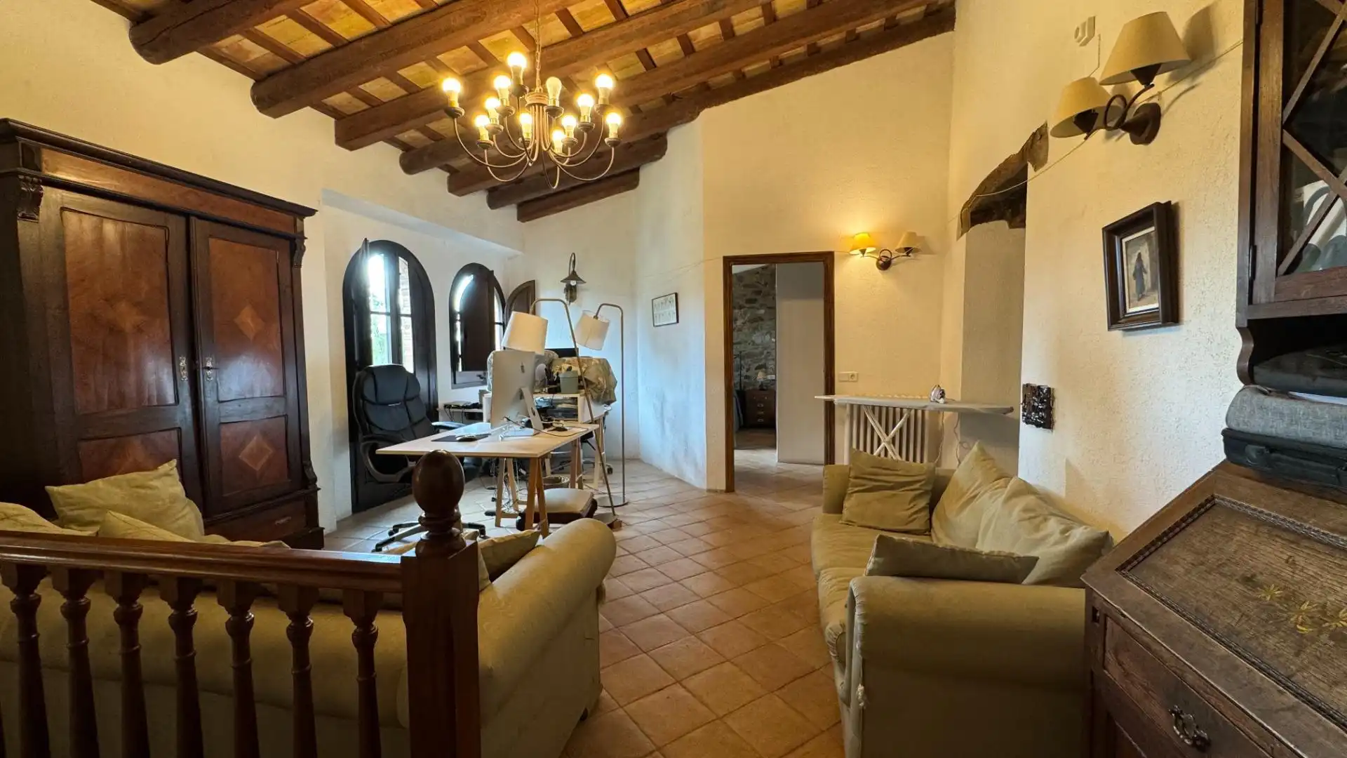 Sala de estar de Casa o chalet en venta en Llambilles con Calefacción, Jardín privado y Terraza