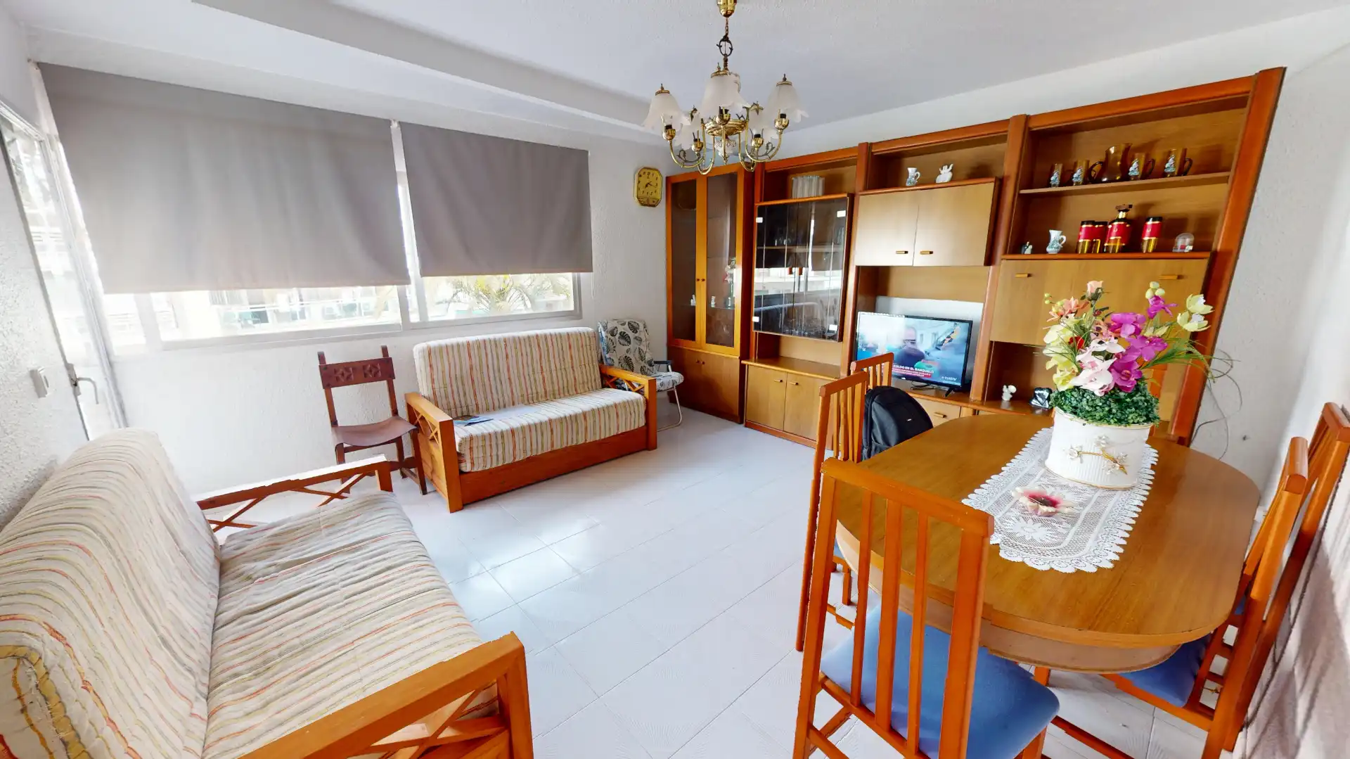 Living room of Flat for sale in Benidorm  with Furnished and Balcony