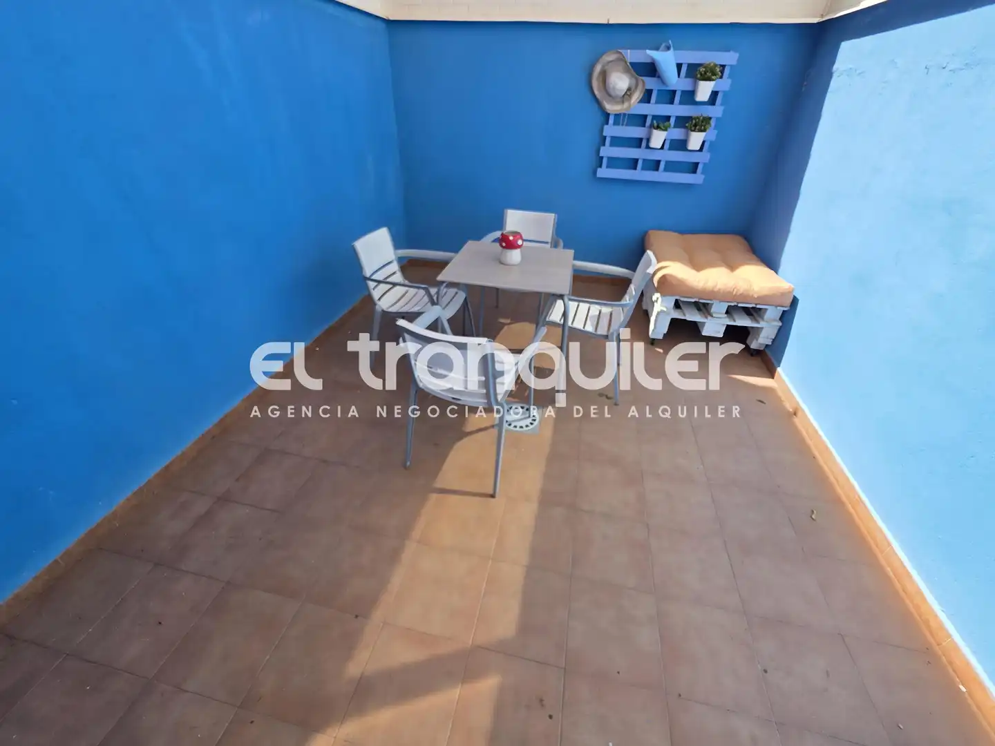 Terraza de Piso de alquiler en Madrid con Terraza, Amueblado y Lavadora