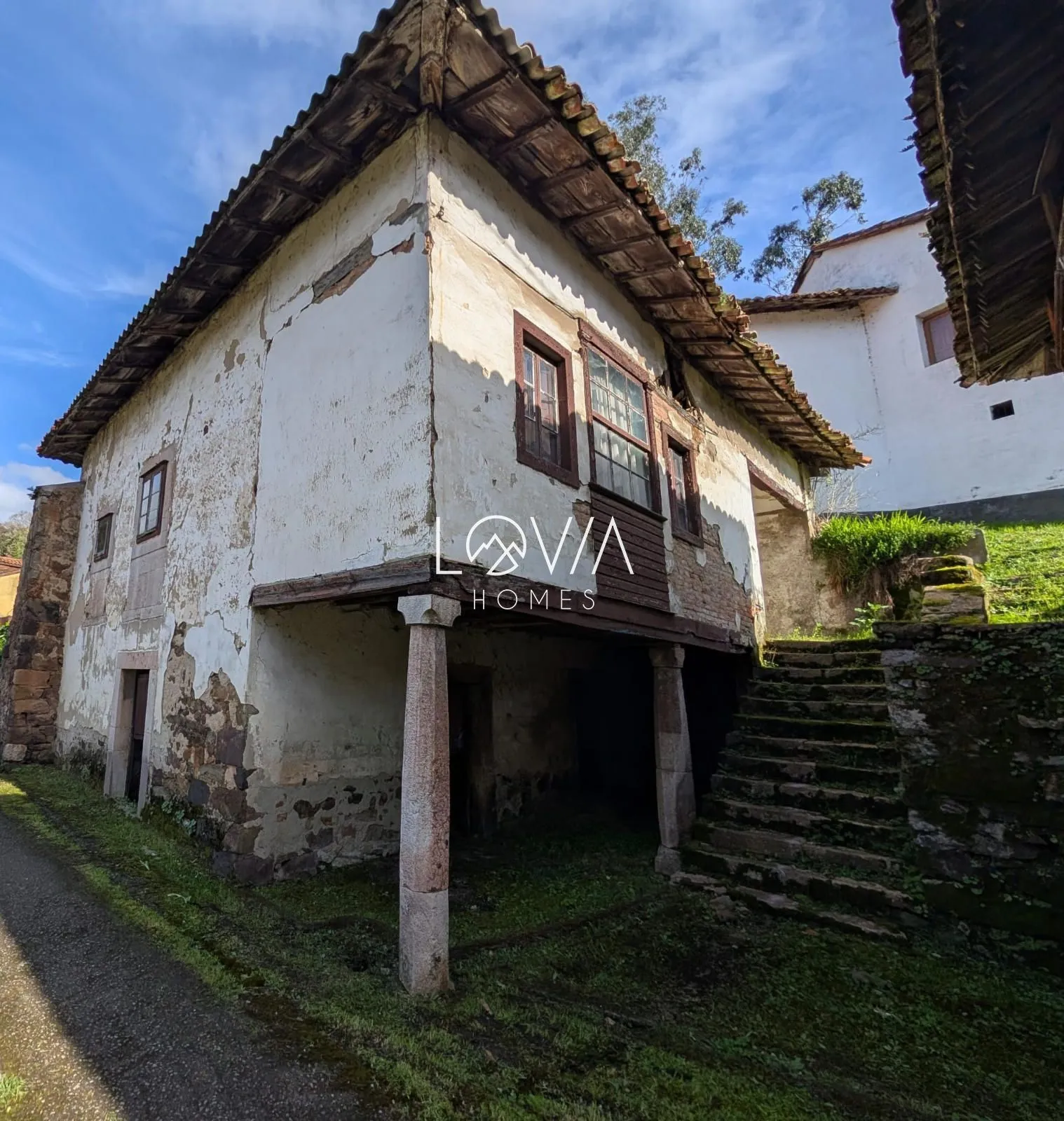 Vista exterior de Casa o chalet en venta en Pravia con Jardín privado
