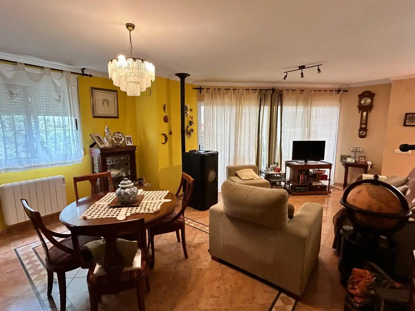 Sala de estar de Casa o chalet en venta en Daimús con Aire acondicionado, Terraza y Trastero