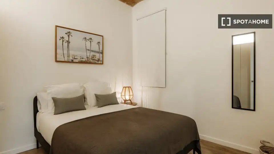 Habitación de Piso de alquiler en Barcelona con Aire acondicionado, Calefacción y Amueblado