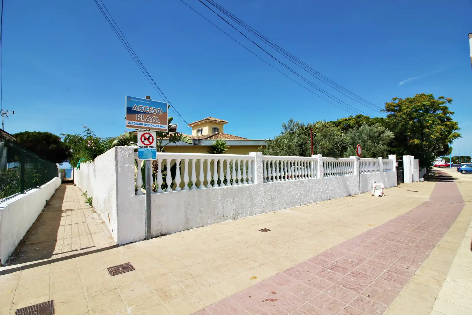 Exterior view of Detached homes for sale in Mazagón  with Air Conditioner, Terrace and Storage room