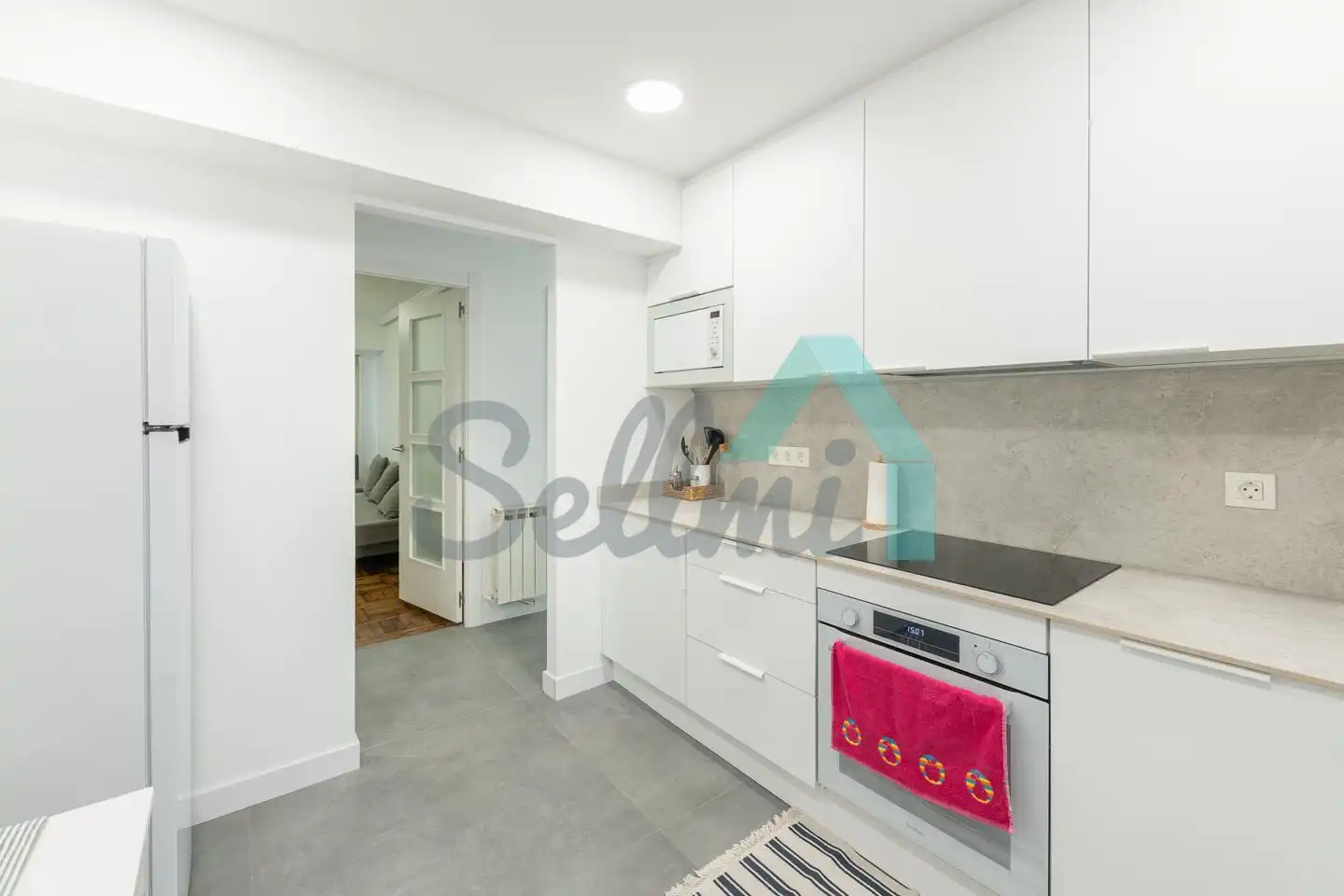 Küche von Wohnung zur Miete in Oviedo  mit Heizung, Parkett und Terrasse