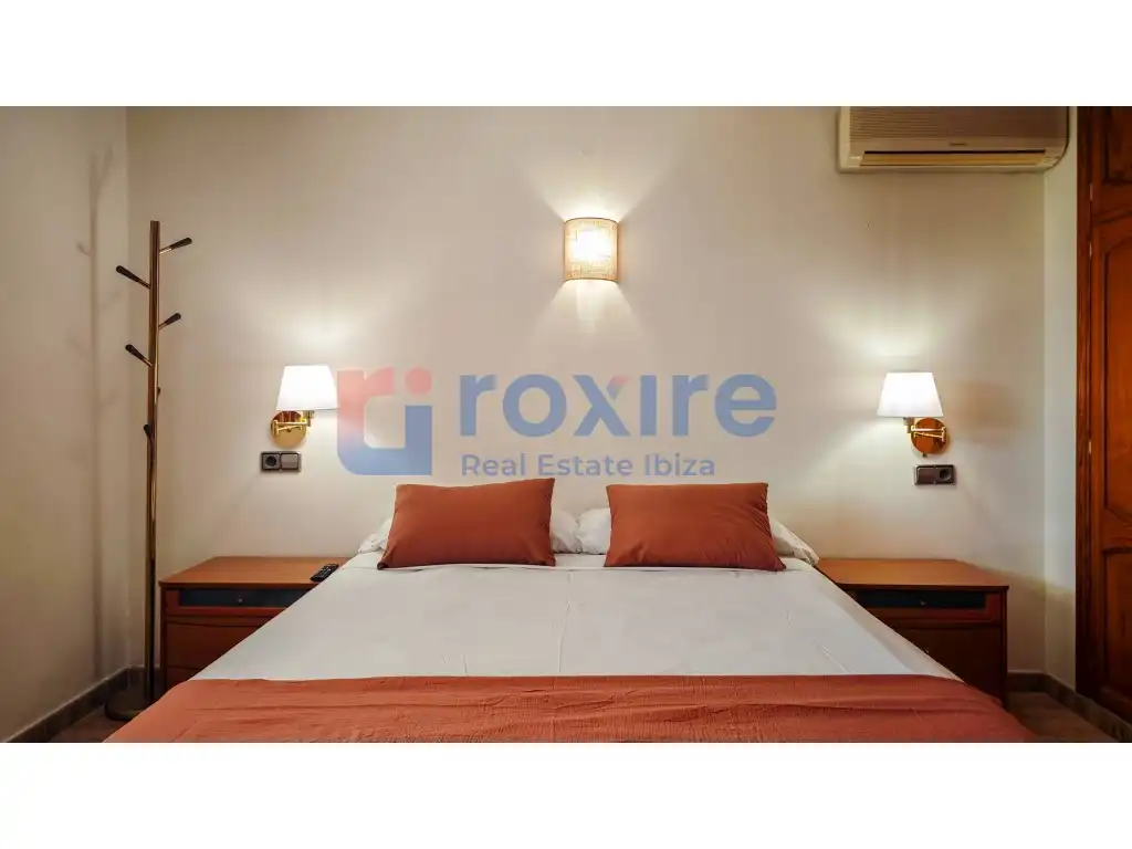Bedroom of Houses for rent in Sant Antoni de Portmany  with Air Conditioner, Private garden and Terrace