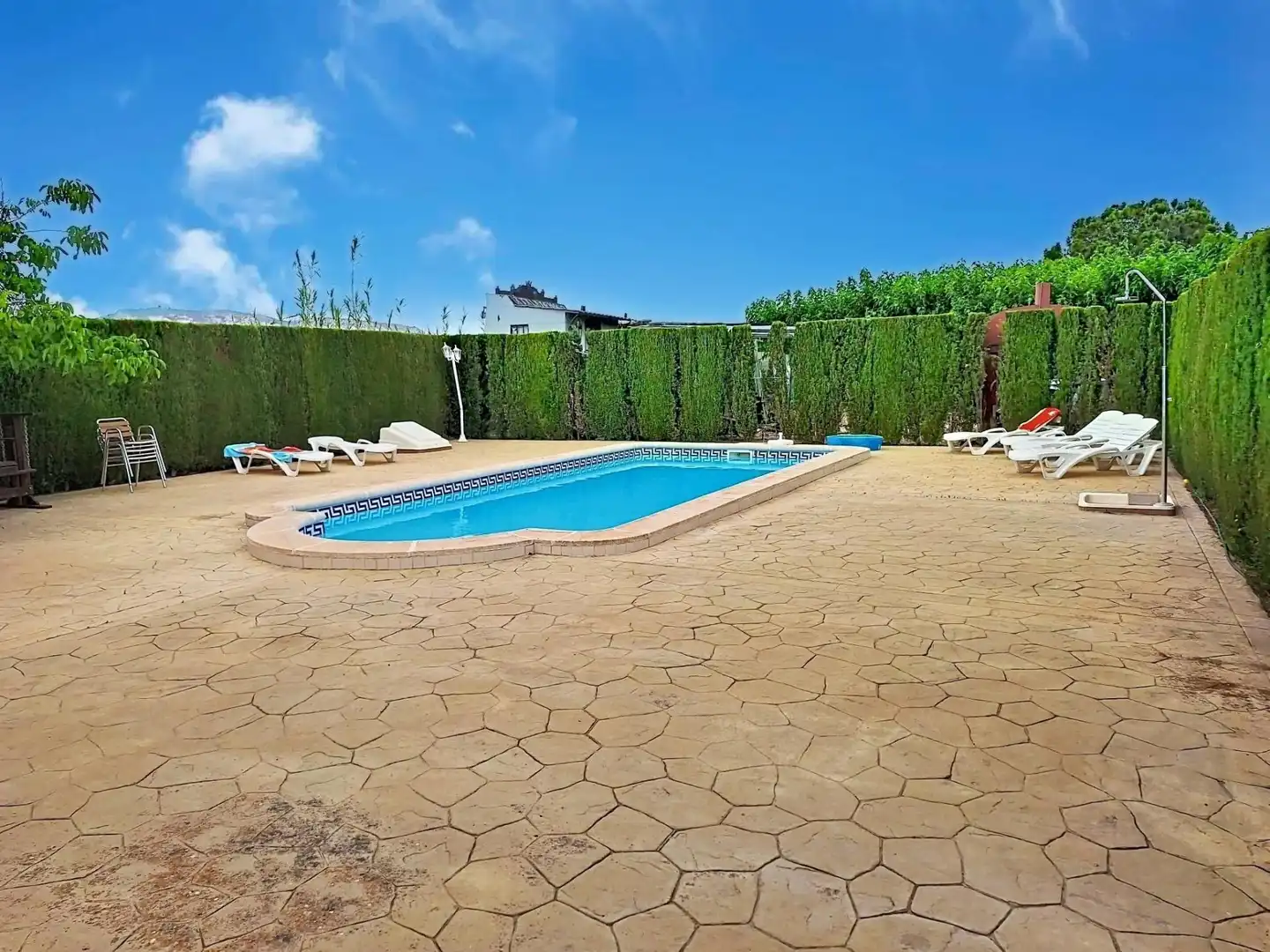 Swimming pool of Houses for sale in Villena  with Air Conditioner, Heating and Terrace