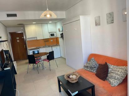 Living room of Flat to rent in  Madrid Capital  with Air Conditioner, Heating and Furnished