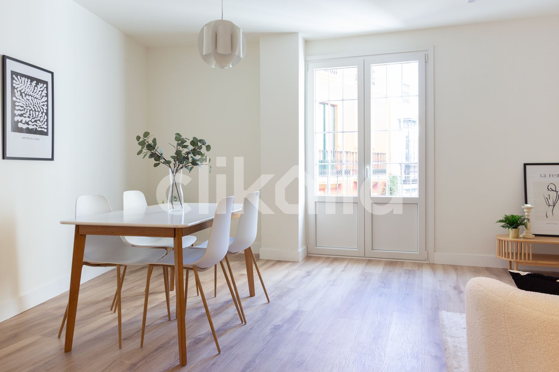 Dining room of Flat for sale in  Sevilla Capital  with Air Conditioner, Storage room and Balcony