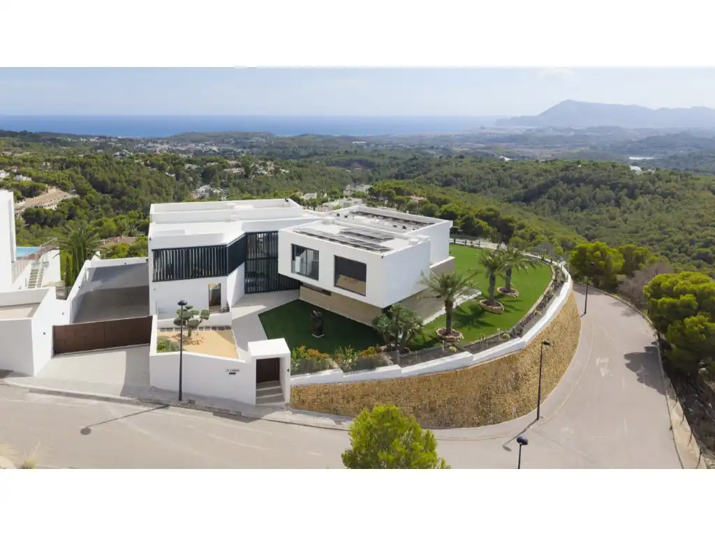 Vista exterior de Casa o chalet en venta en Altea con Aire acondicionado, Calefacción y Jardín privado