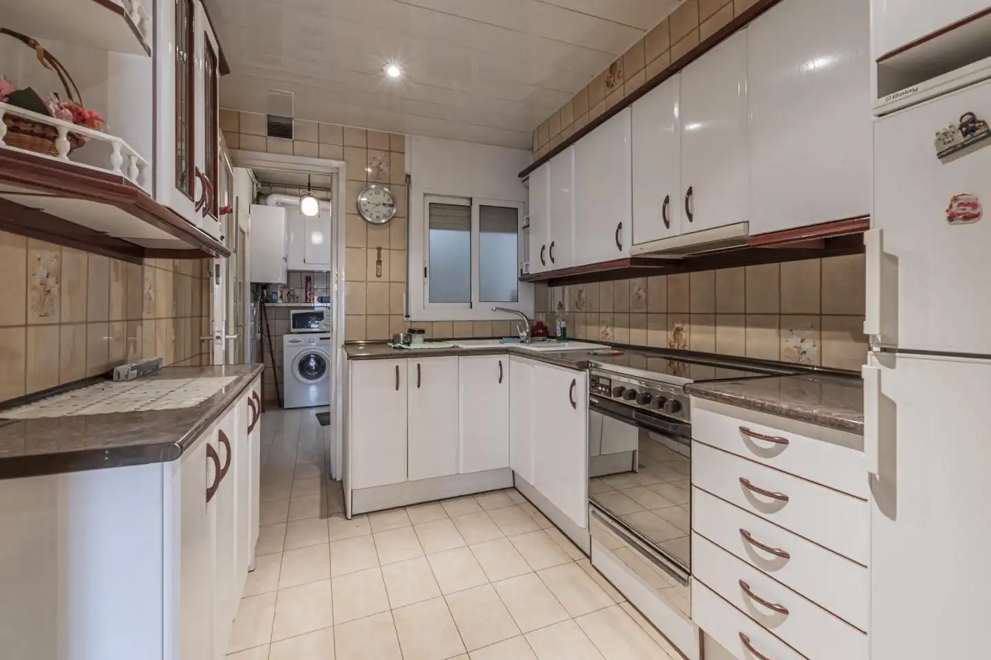 Kitchen of Flat for sale in Terrassa  with Terrace and Balcony