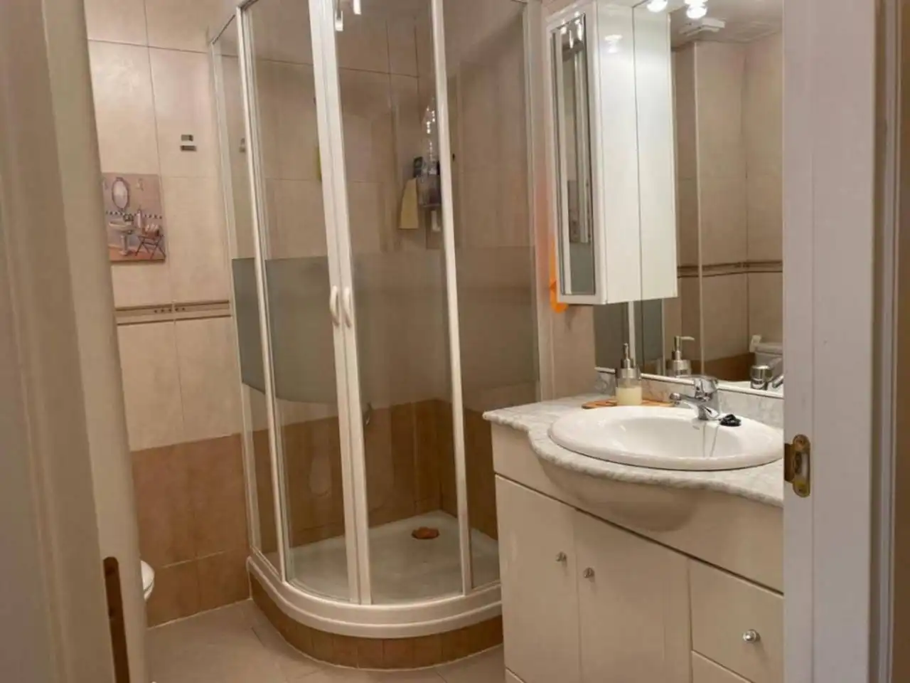 Bathroom of Flat for sale in Linyola  with Heating, Terrace and Furnished