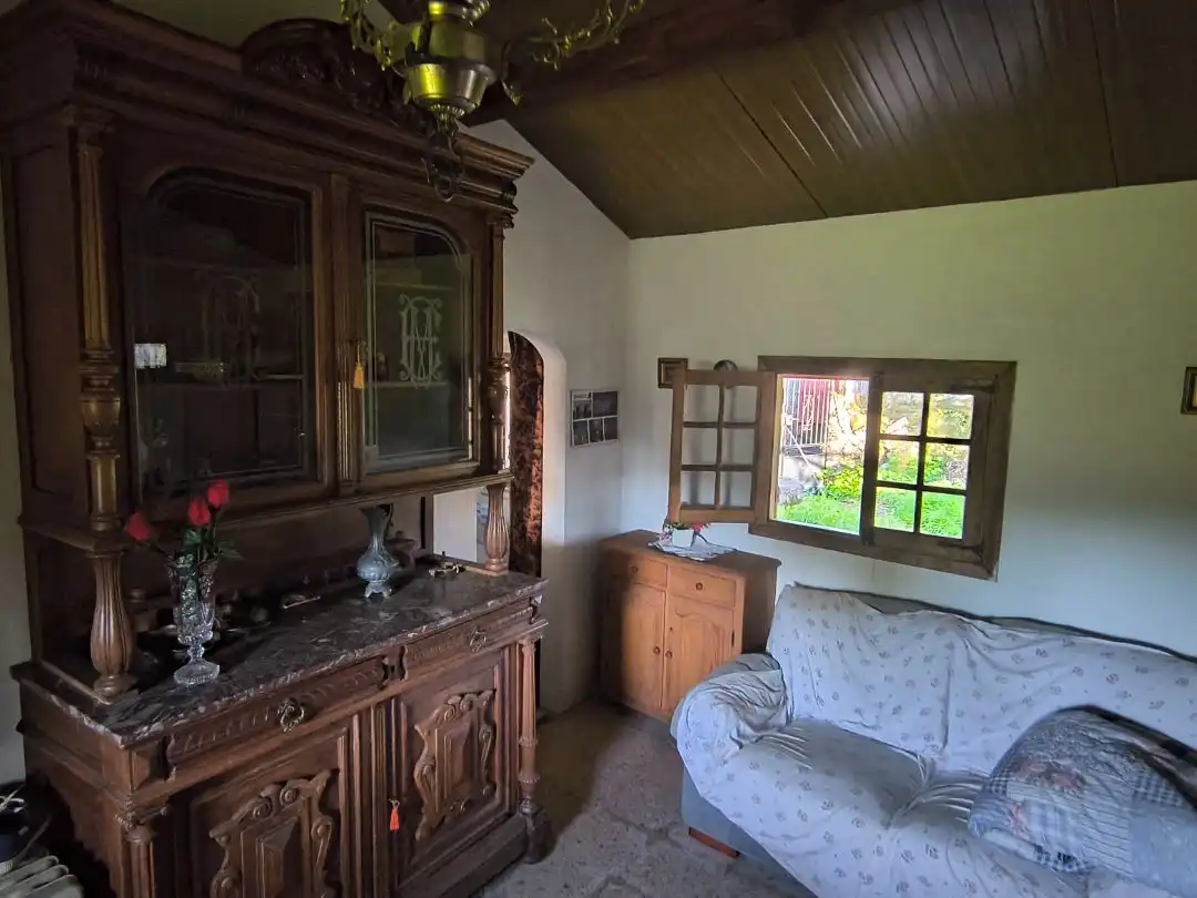 Sala d'estar de Casa o xalet en venda en A Cañiza   amb Terrassa i Balcó