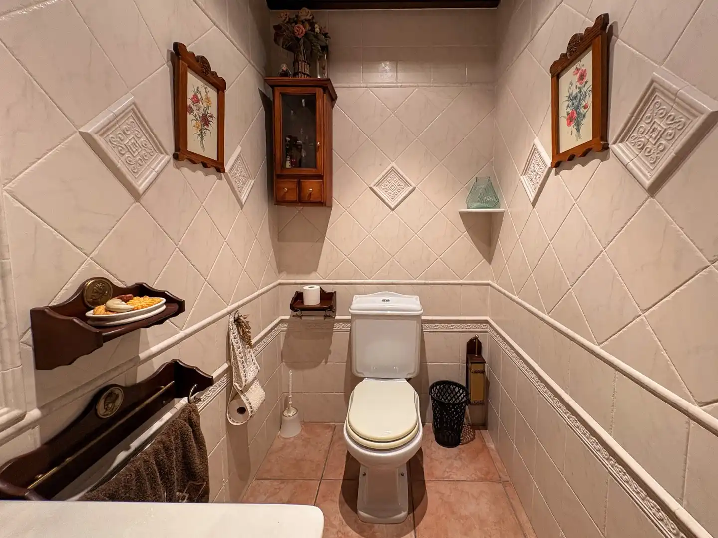 Baño de Finca rústica en venta en Elche / Elx con Aire acondicionado, Terraza y Trastero