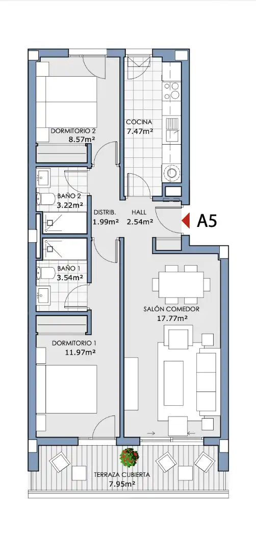 Apartament amb piscina en venda a Las Lagunas, imagen 8