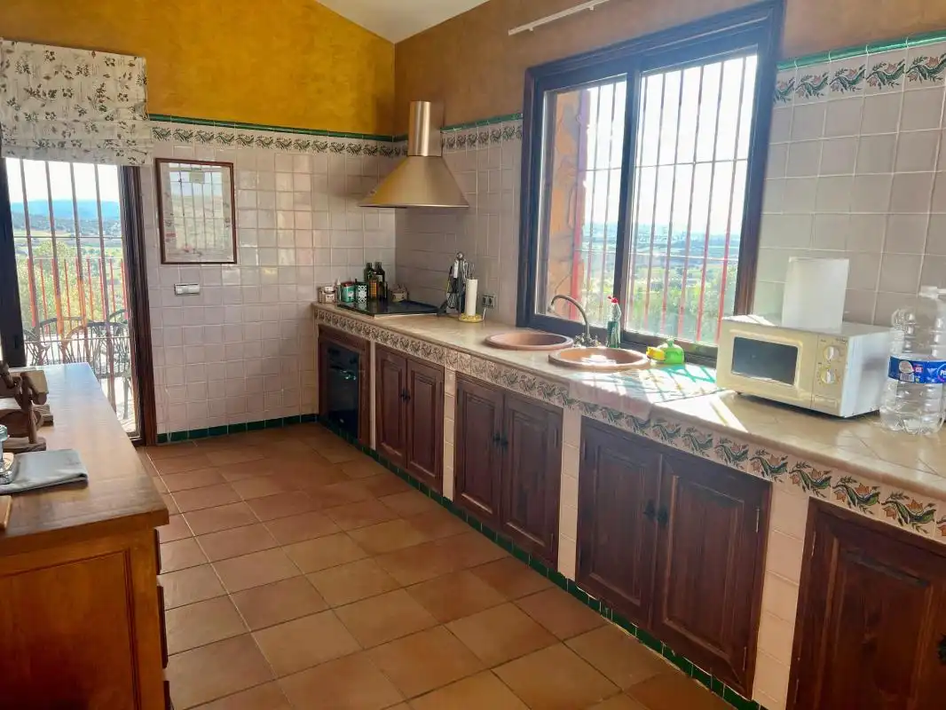 Kitchen of Houses for sale in Torre de Juan Abad  with Air Conditioner, Heating and Private garden