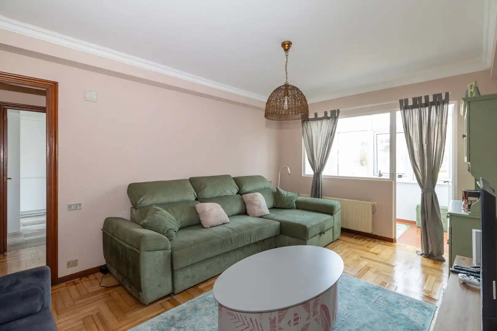 Living room of Duplexes for sale in Ferrol  with Heating and Furnished