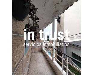 Exterior view of Single-family semi-detached for sale in Marín  with Balcony