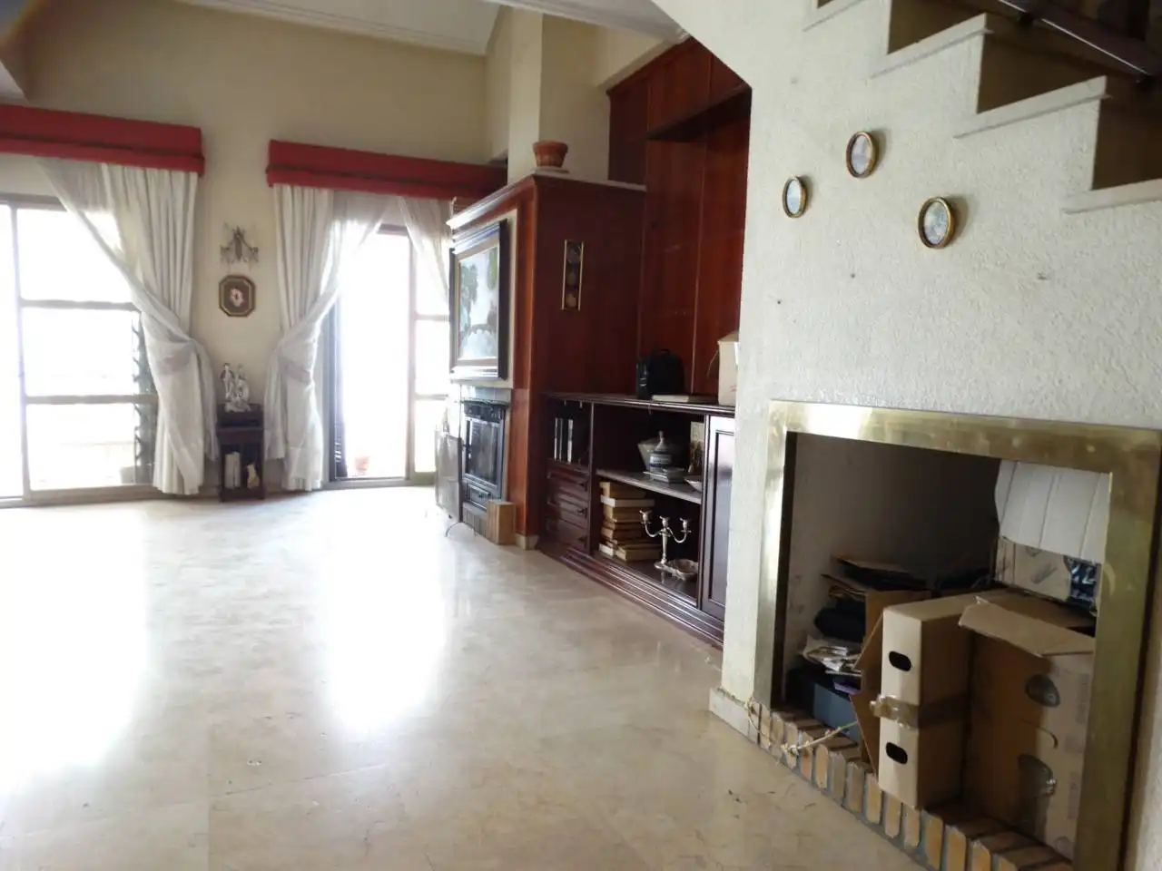 Sala de estar de Ático en venta en Huelva con Calefacción, Terraza y Balcón