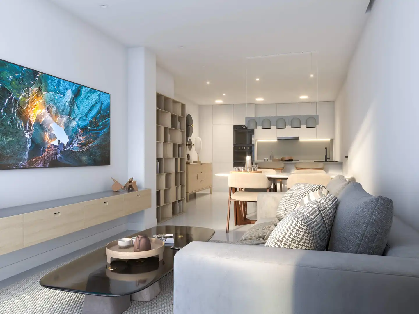 Sala de estar de Ático en venta en Santa Pola con Terraza