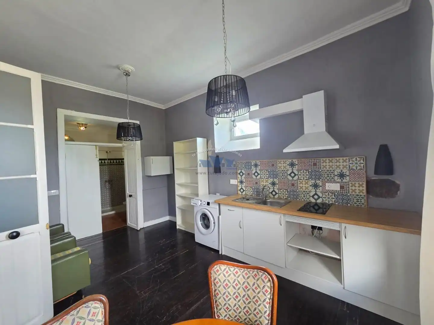 Cocina de Loft de alquiler en Puerto de la Cruz con Parquet