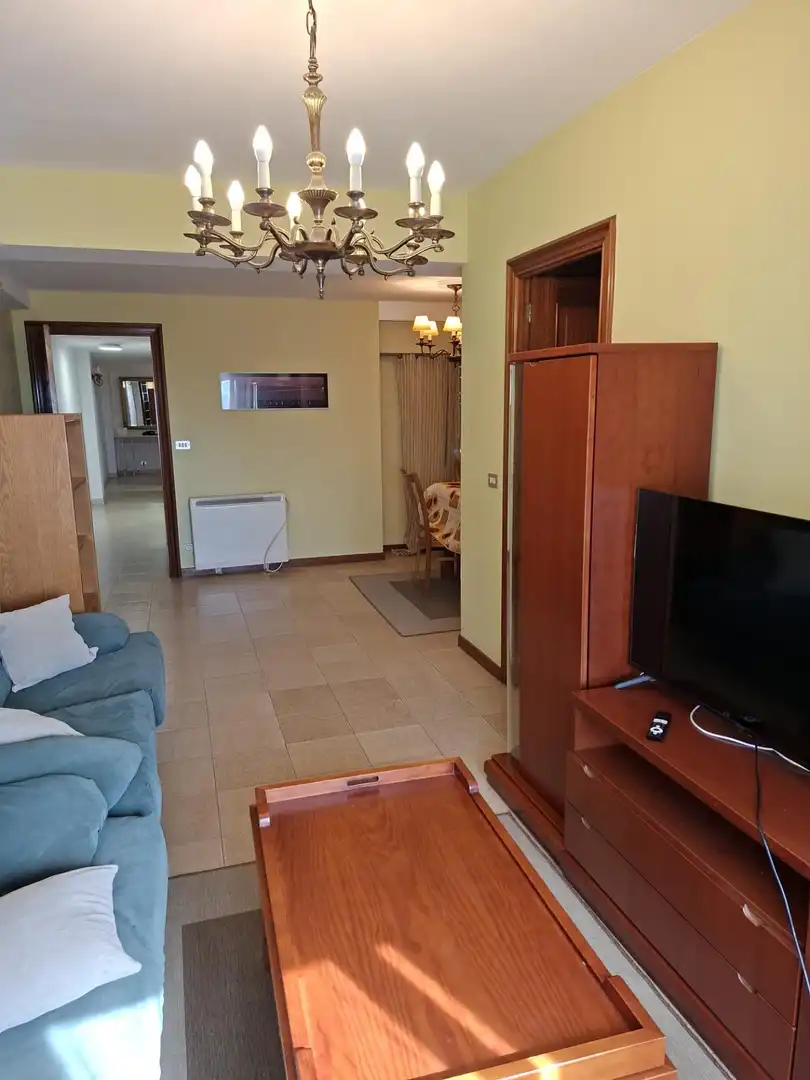 Sala de estar de Piso de alquiler en Vigo  con Calefacción, Parquet y Amueblado