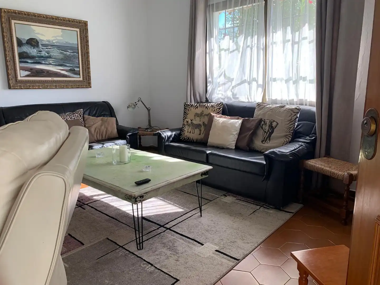 Sala de estar de Casa o chalet en venta en Mijas con Aire acondicionado, Jardín privado y Trastero