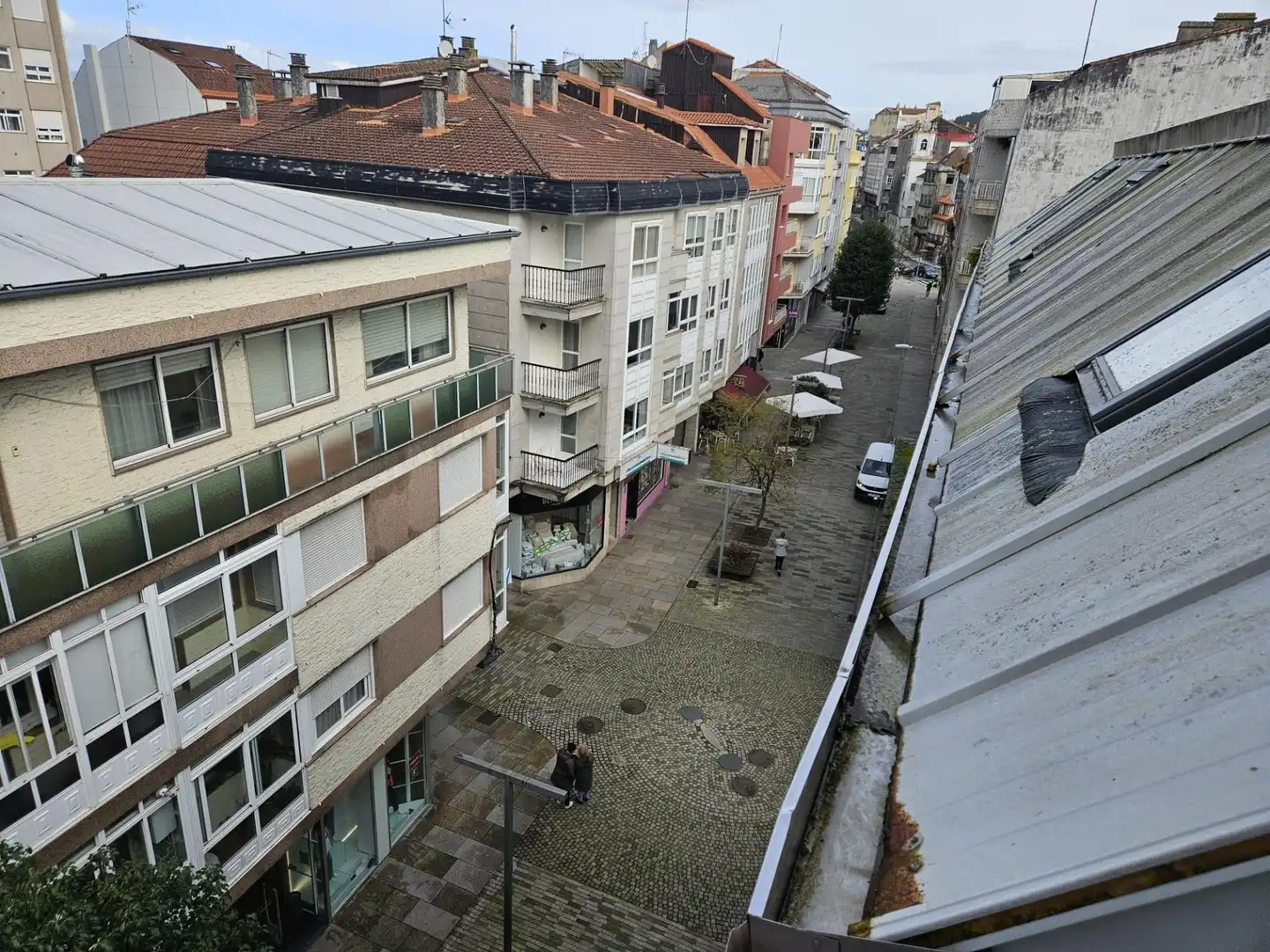 Vista exterior de Pis en venda en Vilagarcía de Arousa amb Calefacció, Terrassa i Balcó