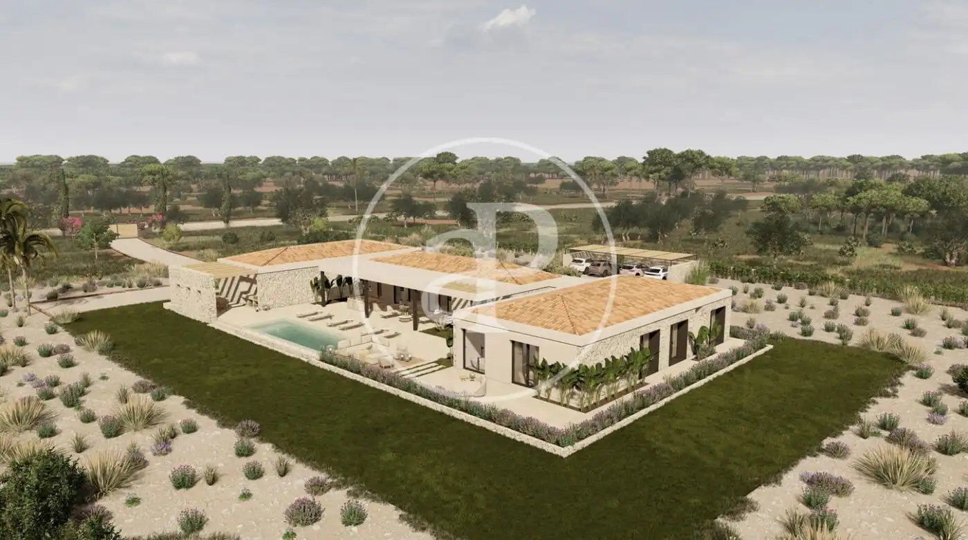 Vista exterior de Casa o xalet en venda en Sa Pobla amb Aire condicionat, Calefacció i Jardí privat