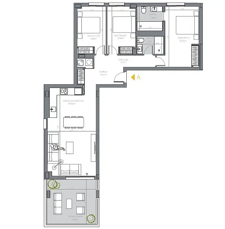 Appartement compact avec jardin à vendre à El Faro de Calaburra - Chaparral, imagen 19