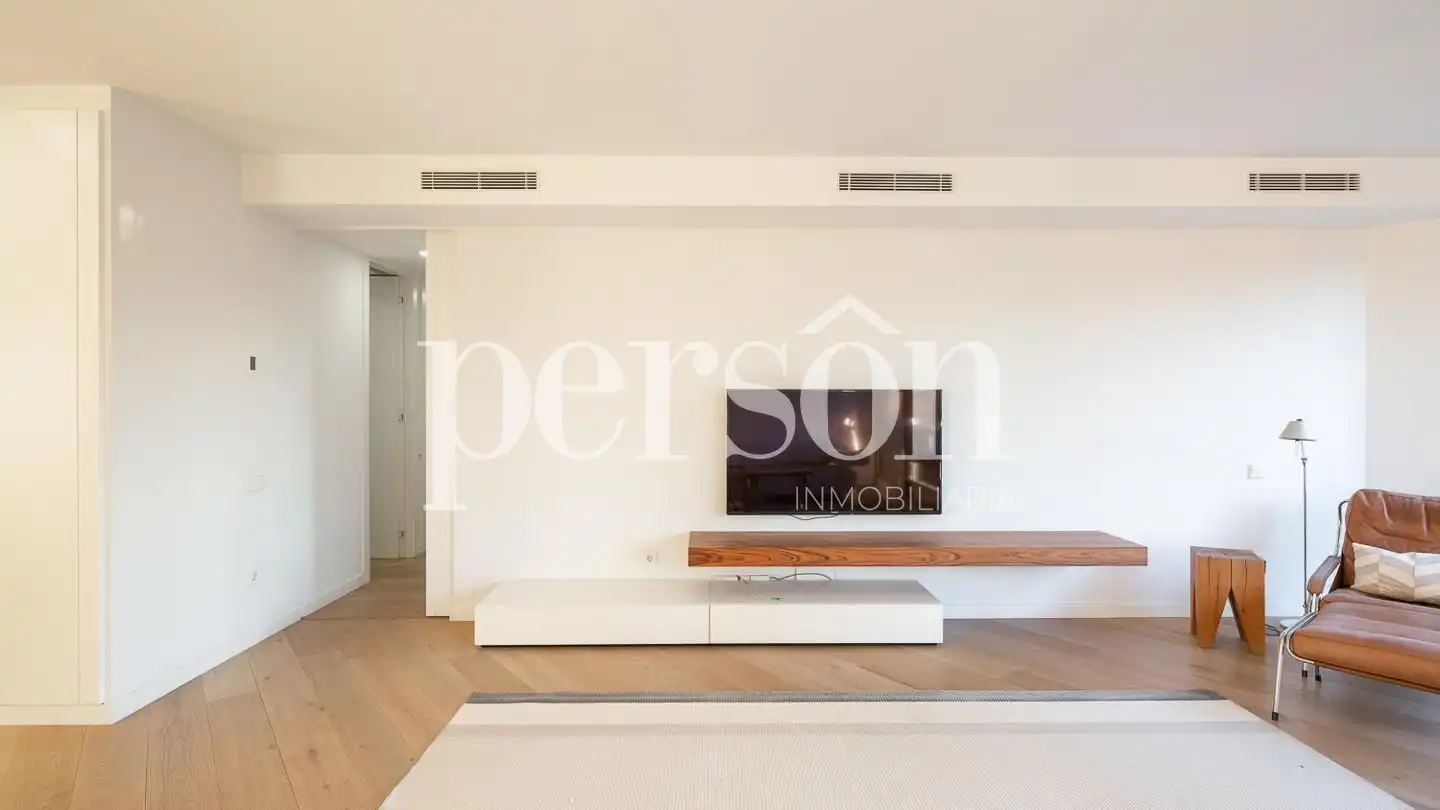 Sala de estar de Piso de alquiler en Valencia con Aire acondicionado, Terraza y Amueblado