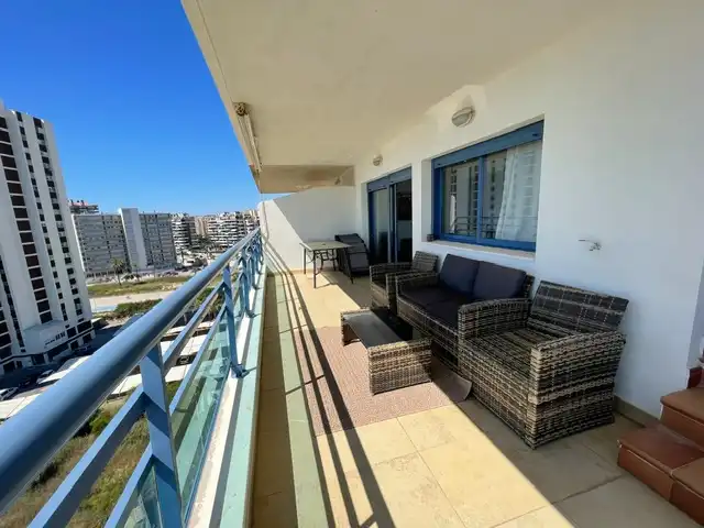 Terrace of Attic for rent in Alicante / Alacant  with Air Conditioner, Heating and Terrace