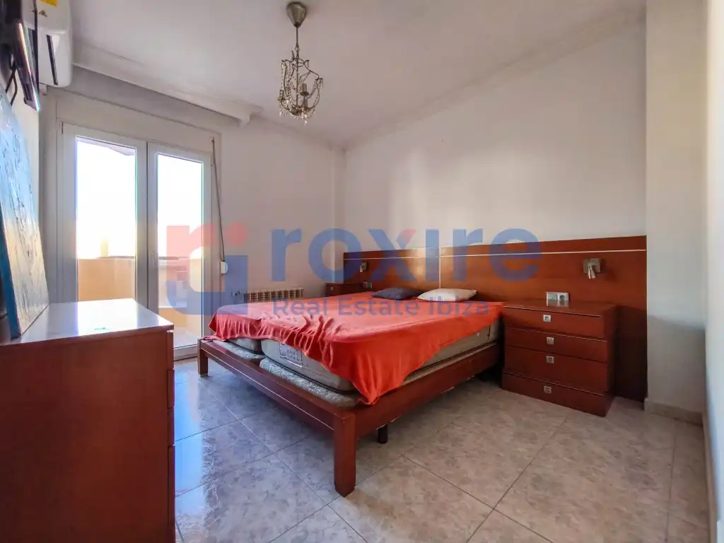Schlafzimmer von Wohnung zum Verkauf in Eivissa mit Klimaanlage, Möbliert und Ofen