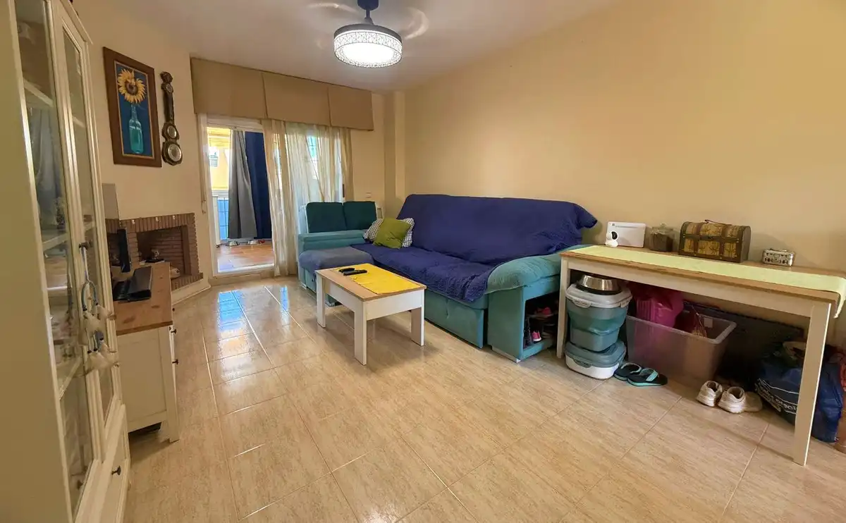 Sala de estar de Apartamento en venta en Mijas con Piscina y Piscina comunitaria