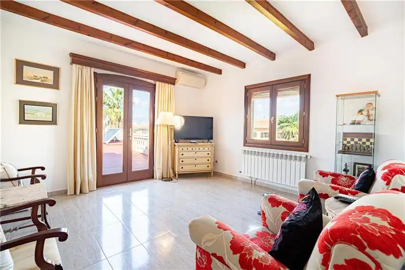 Sala d'estar de Casa o xalet en venda en Marratxí amb Aire condicionat, Calefacció i Jardí privat
