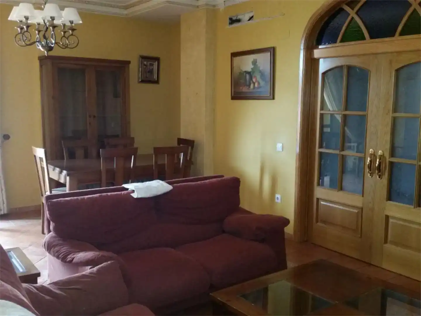 Sala de estar de Piso en venta en La Algaba con Aire acondicionado, Trastero y Amueblado
