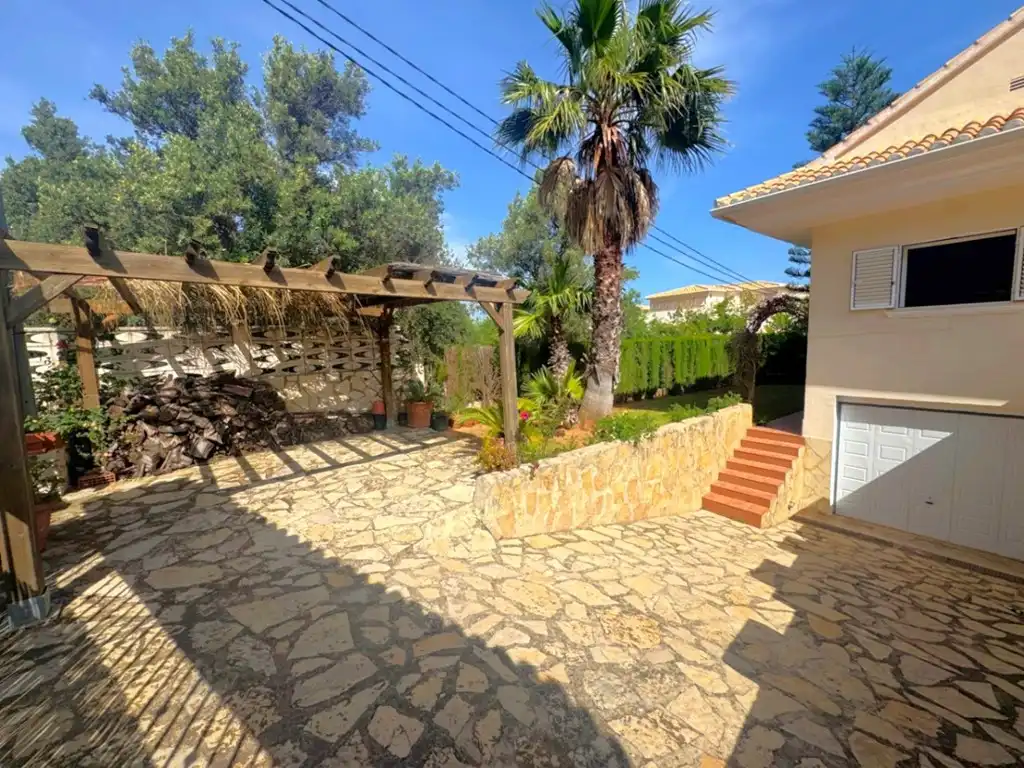 Exterior view of Houses for sale in Dénia  with Air Conditioner, Private garden and Terrace