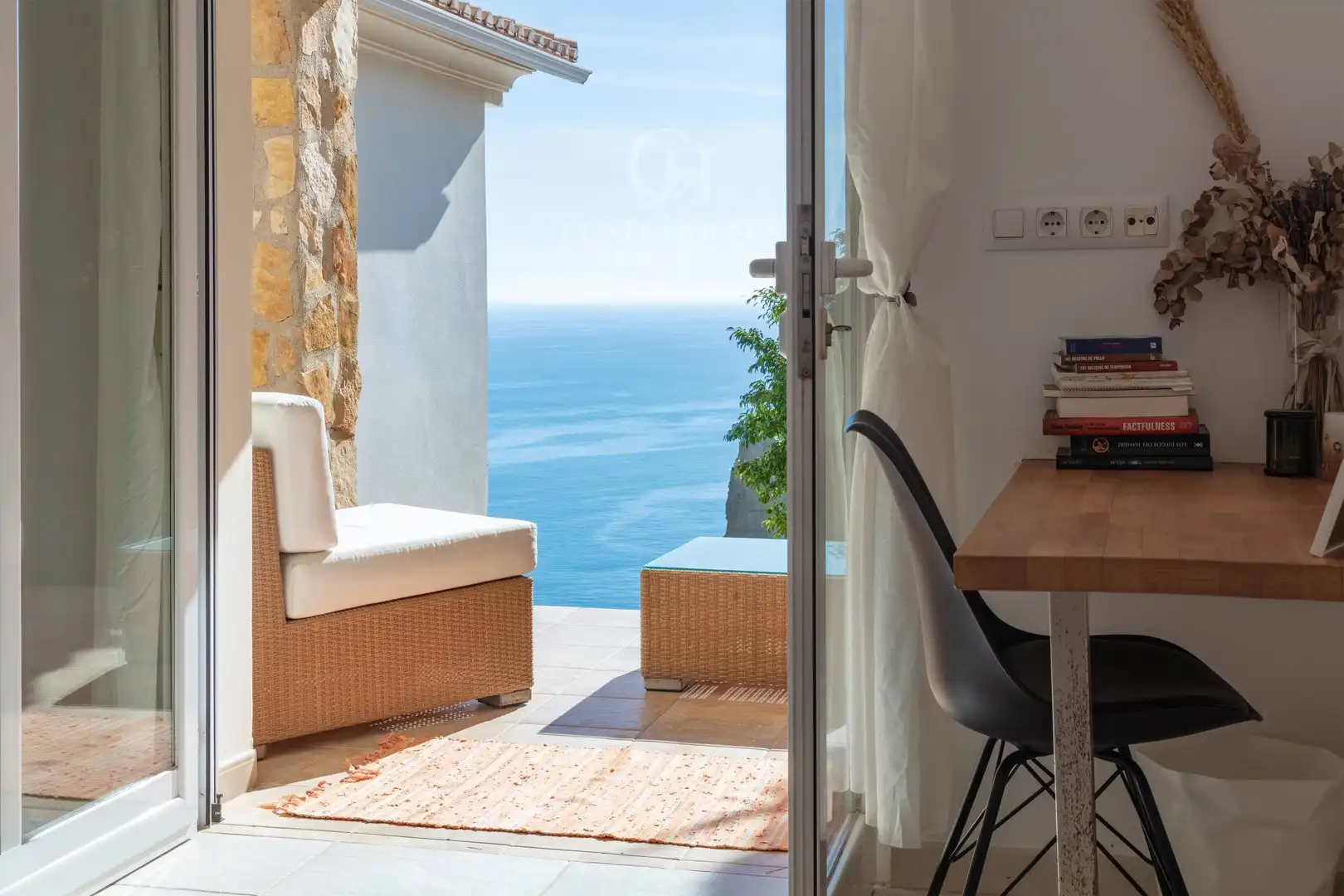 Balcony of Houses for sale in Jávea / Xàbia  with Air Conditioner, Private garden and Terrace