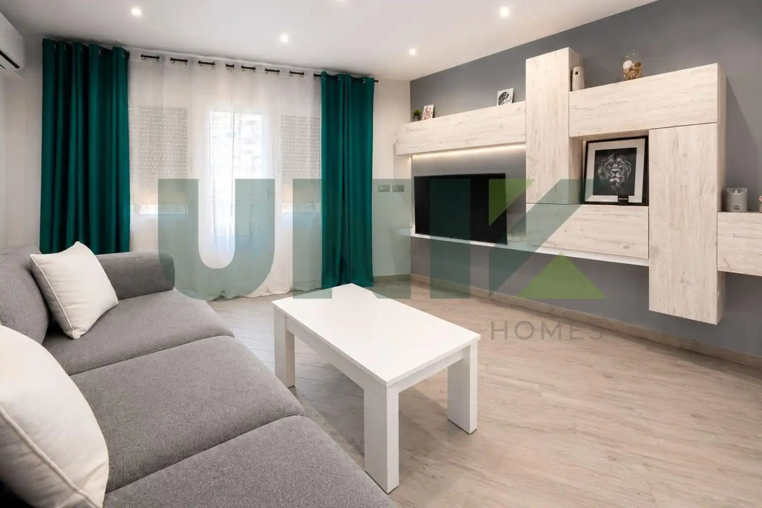 Wohnzimmer von Wohnung zum Verkauf in Elda mit Klimaanlage, Heizung und Parkett
