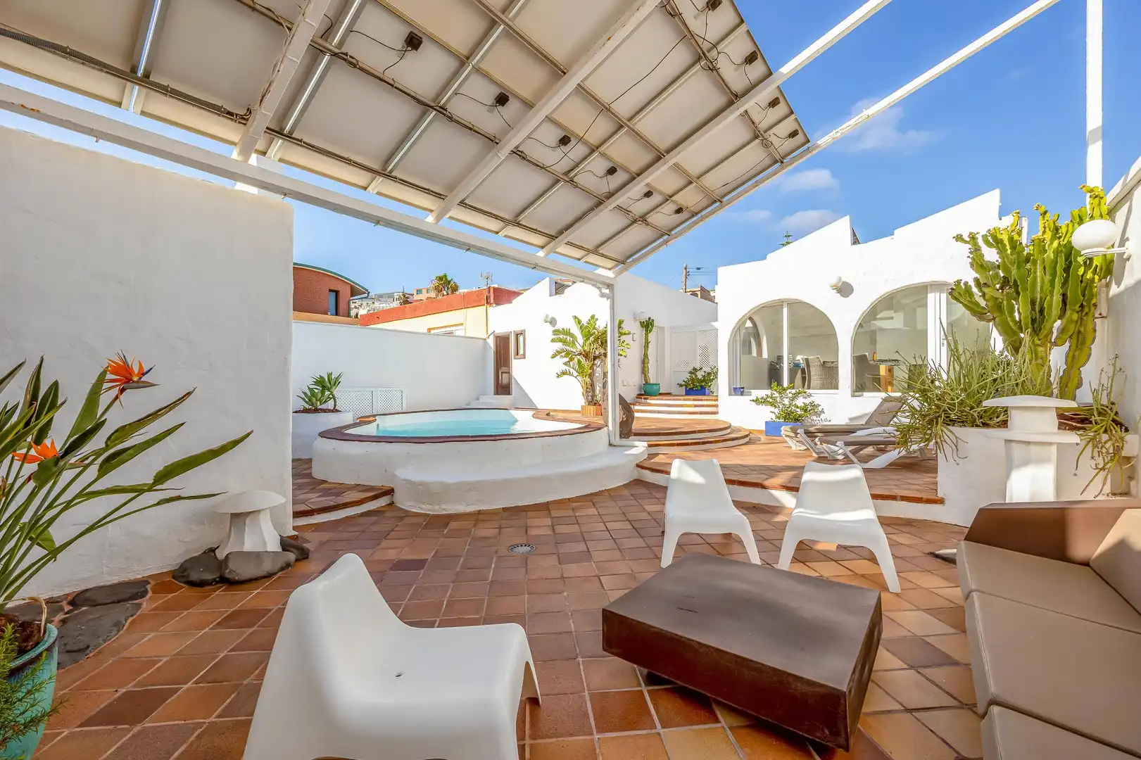 Terrassa de Casa o xalet en venda en Telde amb Aire condicionat, Jardí privat i Terrassa