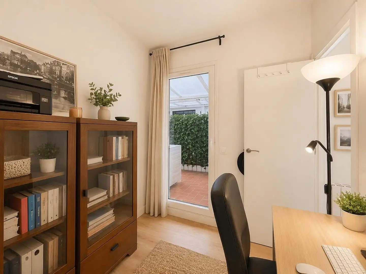 Schlafzimmer von Wohnungen zum Verkauf in Barcelona mit Heizung, Parkett und Terrasse